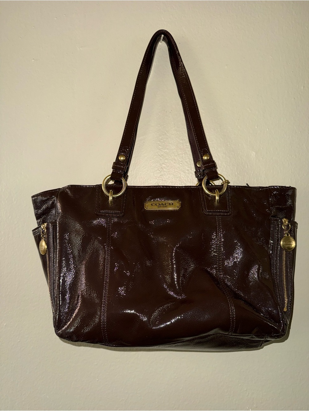COACH Brown Leather Tote Bag